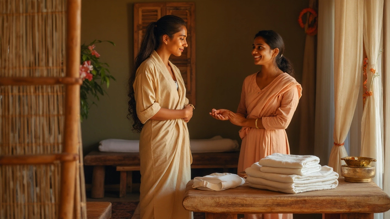 What to Wear for an Ayurvedic Massage: Abhyanga, Shirodhara, Panchakarma Guide