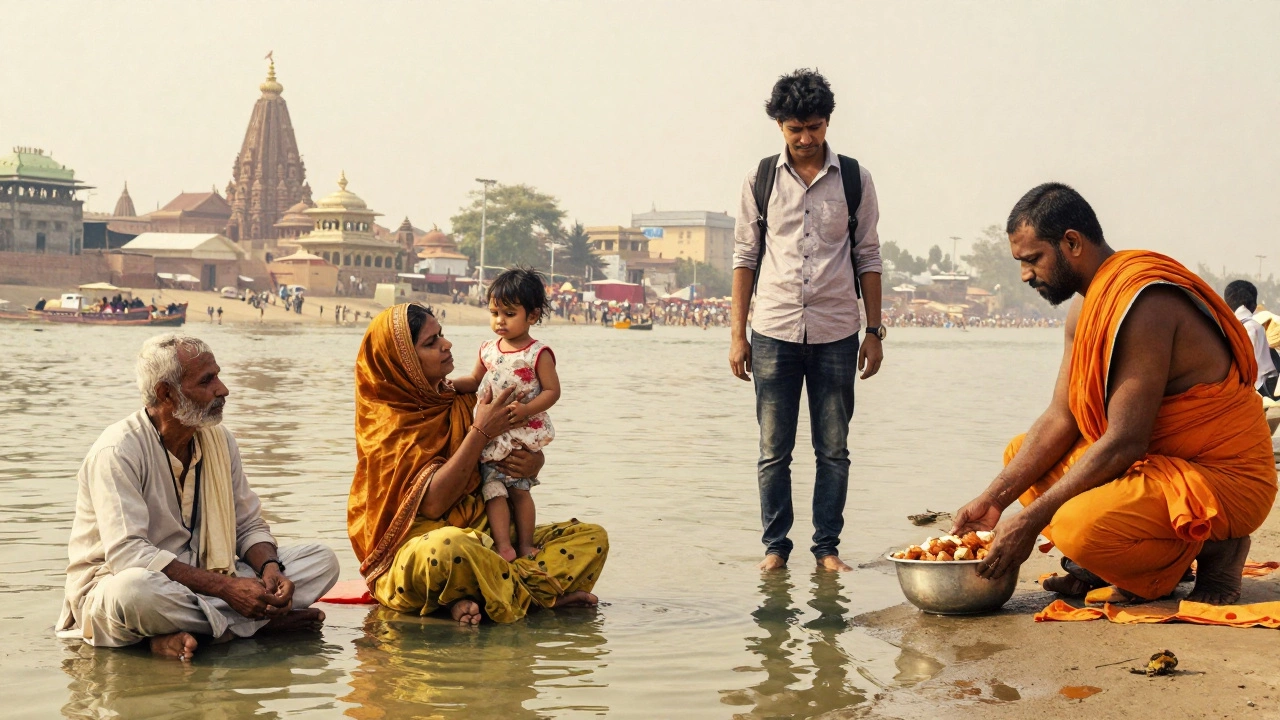 People of all backgrounds united in devotion at Kumbh Mela, from ascetics to tourists to volunteers.